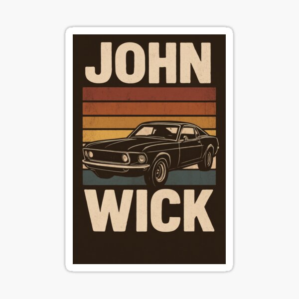 Artikel-Vorschau von John Wick Vengeance: Die Rückkehr des Mustangs, designt und verkauft von The Wise Fortress.