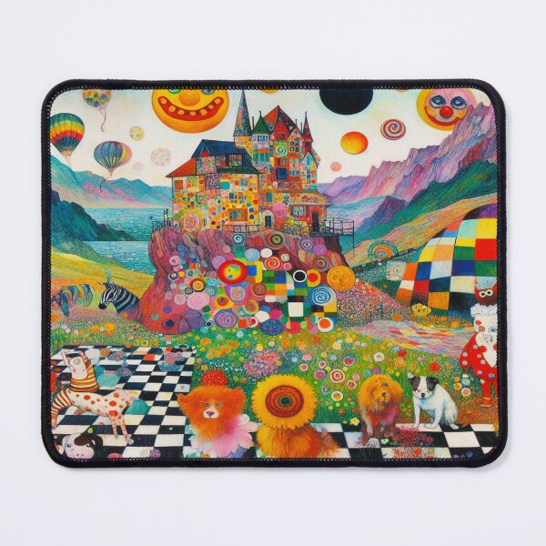 Item preview, Fantastical Funhouse Landscape designed and sold by daweave77.