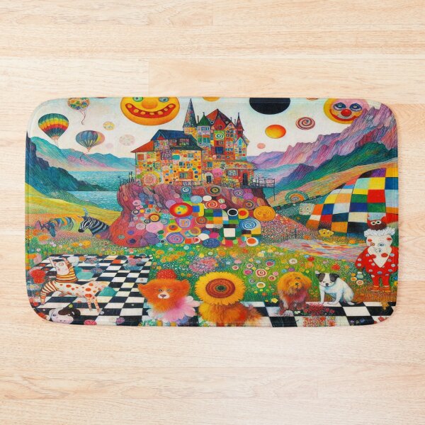 Item preview, Fantastical Funhouse Landscape designed and sold by daweave77.