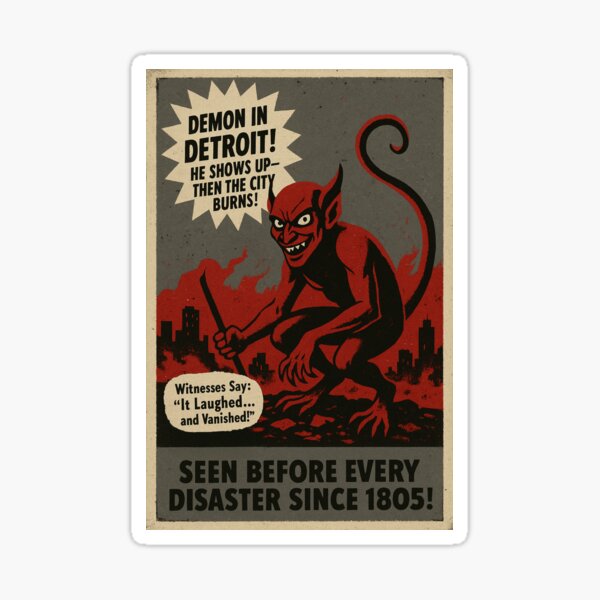 Item preview, Nain Rouge Tabloid Cover designed and sold by Folk Bestiary.