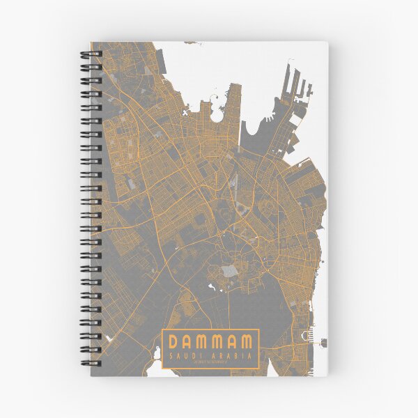 Item preview, Dammam City Map of Saudi Arabia - Bauhaus designed and sold by deMAP.