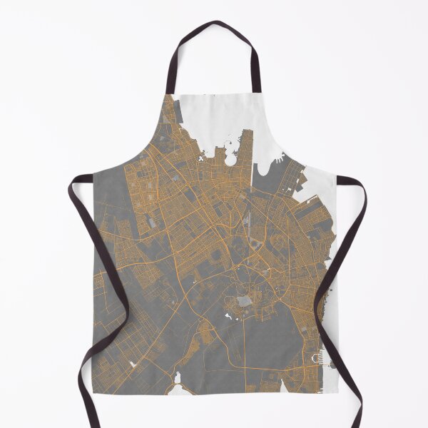 Item preview, Dammam City Map of Saudi Arabia - Bauhaus designed and sold by deMAP.
