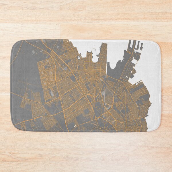Item preview, Dammam City Map of Saudi Arabia - Bauhaus designed and sold by deMAP.