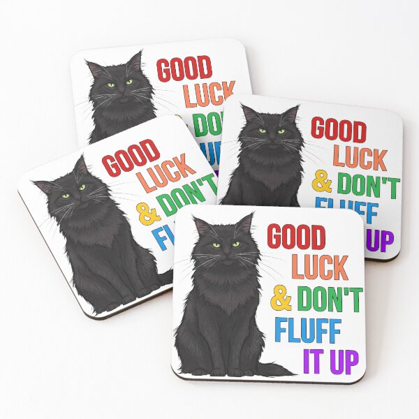 Item preview, Good Luck, and Don't Fluff It Up designed and sold by MannyShop.