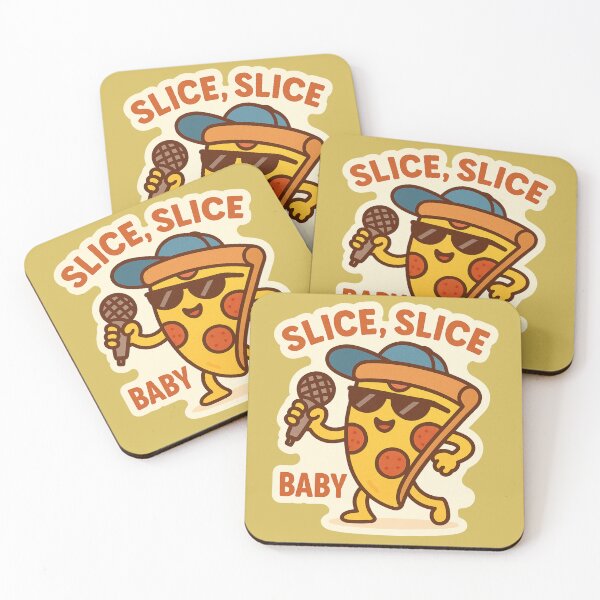 Item preview,  Slice, Slice Baby – Pizza Rap Pun Sticker designed and sold by BloomKind.