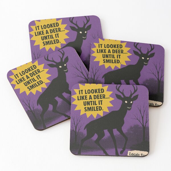 Item preview, Not-Deer Tabloid Cover designed and sold by Folk Bestiary.
