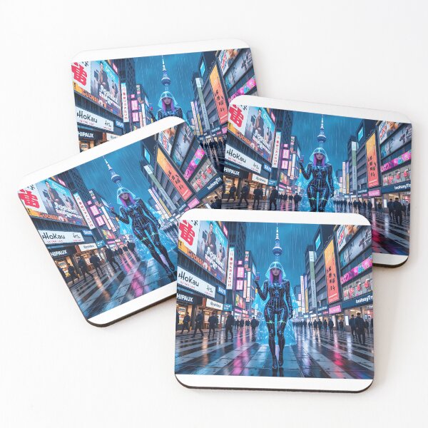 Item preview, Tokyo Shibuya Cyber Rain designed and sold by Zazeyy.
