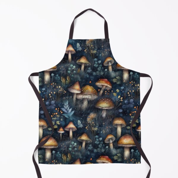 Item preview, Moonlit Mycology – Enchanted Nighttime Mushroom Pattern designed and sold by PietyandDesire.