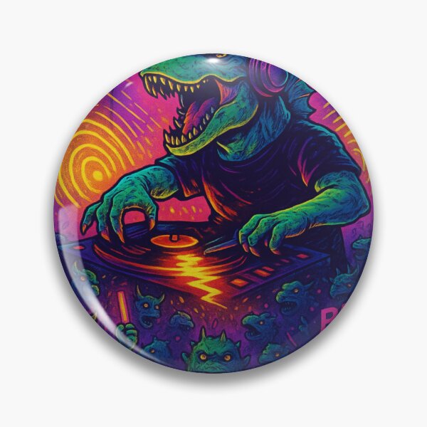 Item preview, BKANR Rex Rave – Jurassic Beats Unleashed designed and sold by BKANRwear.