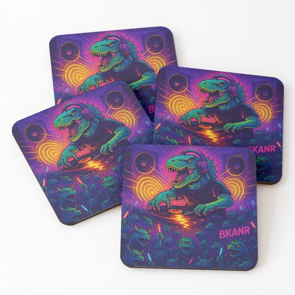 Item preview, BKANR Rex Rave – Jurassic Beats Unleashed designed and sold by BKANRwear.