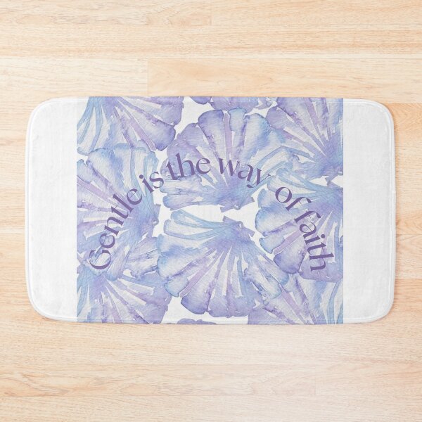Item preview, Misk and Moon | Seashell Watercolor with Gentle Faith Quote designed and sold by MiskAndMoon.