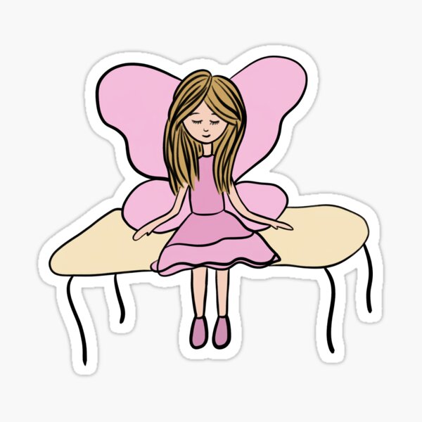Item preview, cartoon fairy girl drawing designed and sold by avechir.