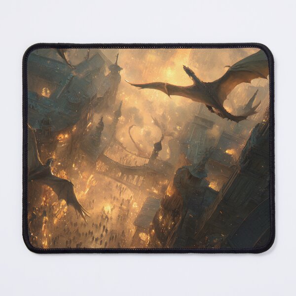 Item preview, Inferno Over the Ancient City designed and sold by oanaunciuleanu.