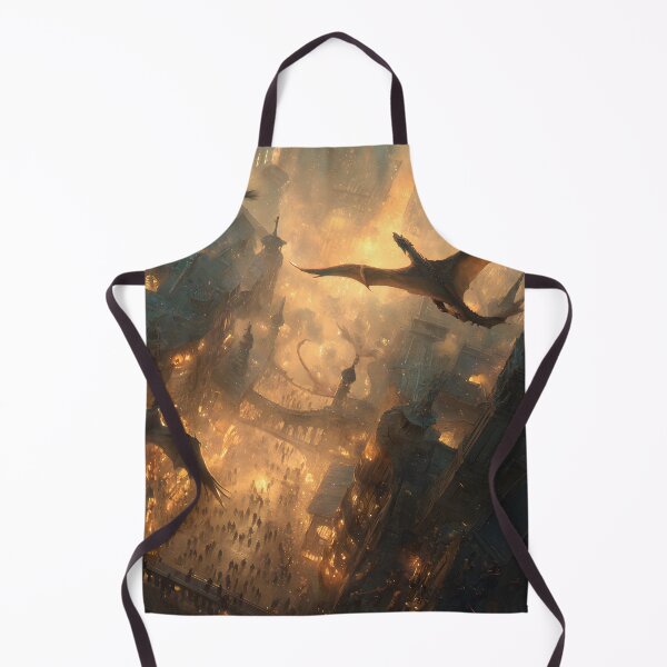Item preview, Inferno Over the Ancient City designed and sold by oanaunciuleanu.