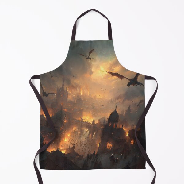 Item preview, Inferno Over the Ancient City designed and sold by oanaunciuleanu.