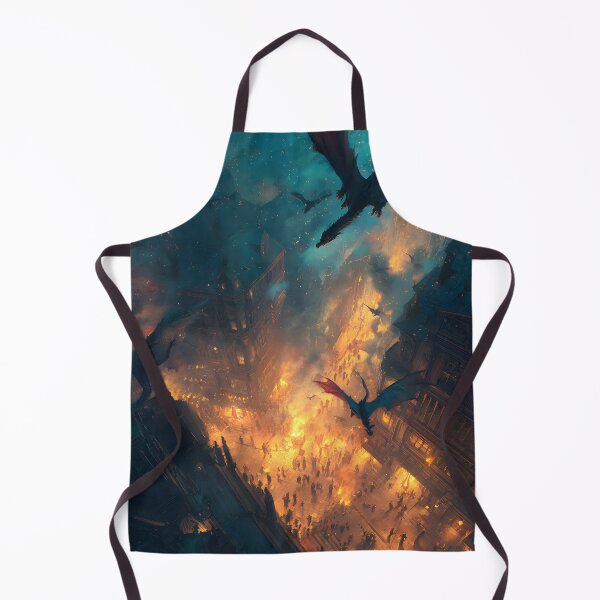 Item preview, Inferno Over the Ancient City designed and sold by oanaunciuleanu.