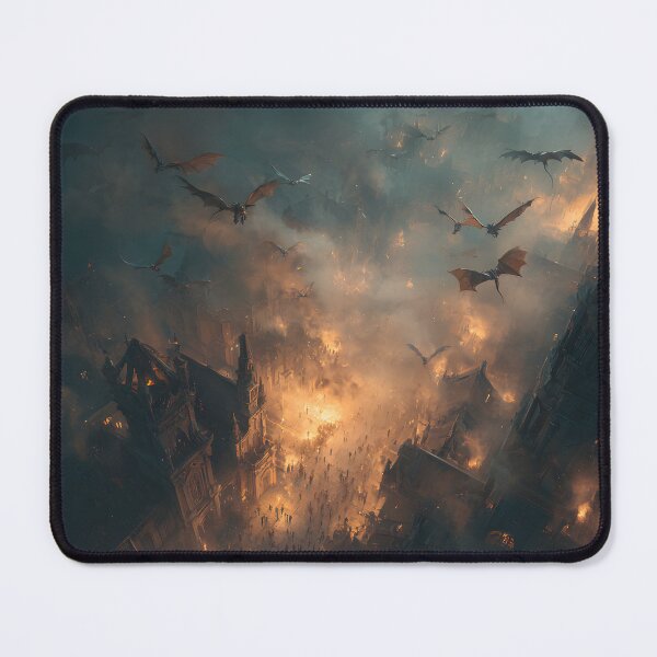 Item preview, Inferno Over the Ancient City designed and sold by oanaunciuleanu.