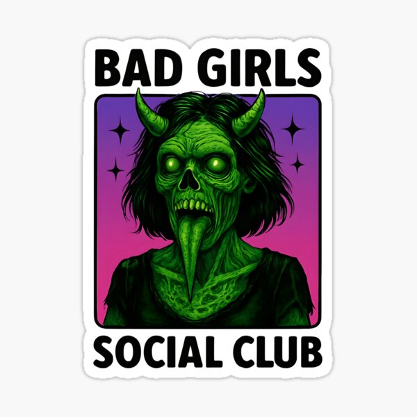 Item preview, Zombie Girl - Bad Girls Social Club  designed and sold by NightTimeJ.