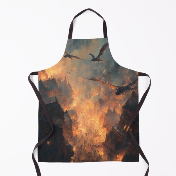 Item preview, Inferno Over the Ancient City designed and sold by oanaunciuleanu.