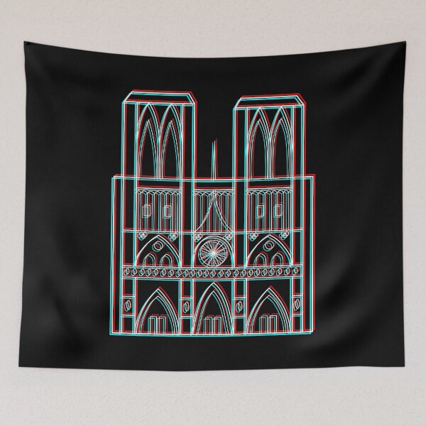 Item preview, Notre Damn Cathedral in Glitchtecture designed and sold by PrestonArch.