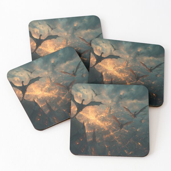 Item preview, Inferno Over the Ancient City designed and sold by oanaunciuleanu.