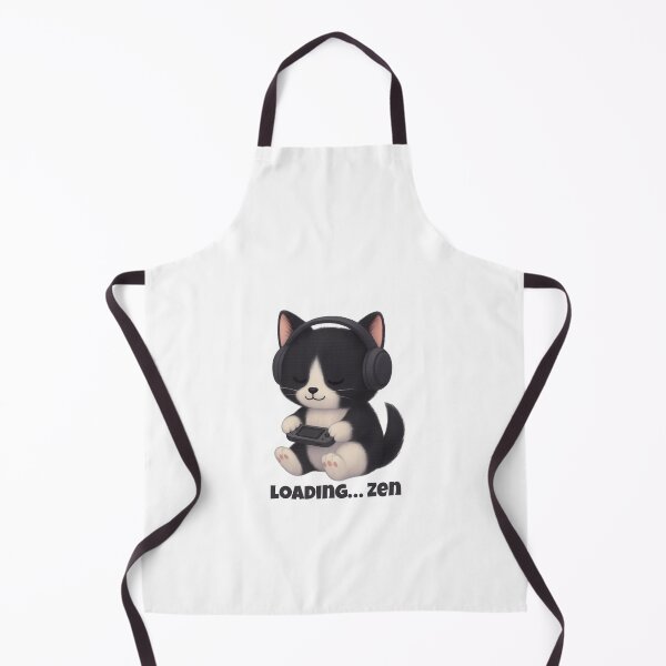 Item preview, Loading… Zen – Gamer Cat with Headphones and Handheld Console designed and sold by ArtByAlgorithms.