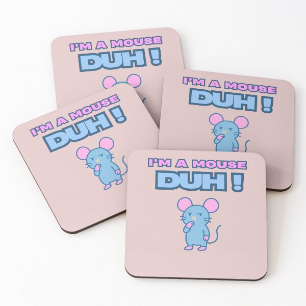 Item preview, Mean Girls I’m a Mouse, Duh – Funny Minimalist Quote Design designed and sold by Neon Nightmare.