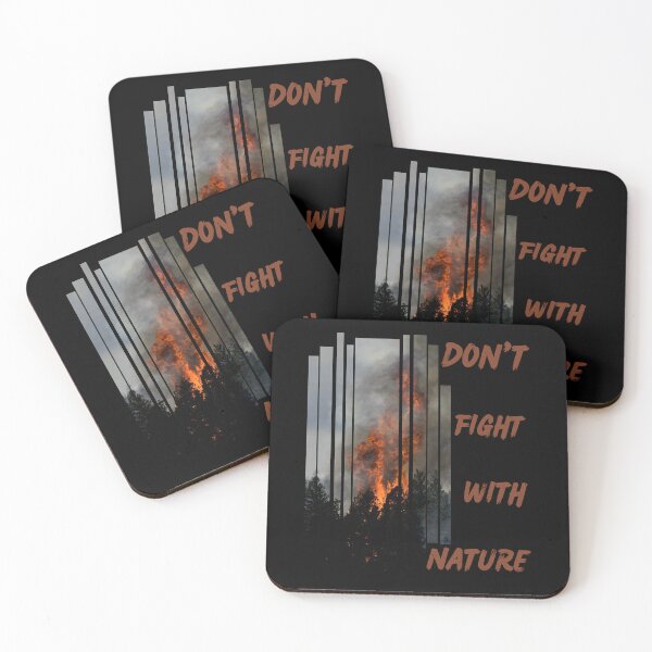 Item preview, Don’t Fight With Nature – Environmental Awareness Statement Art designed and sold by SmyrnaArtGalery.