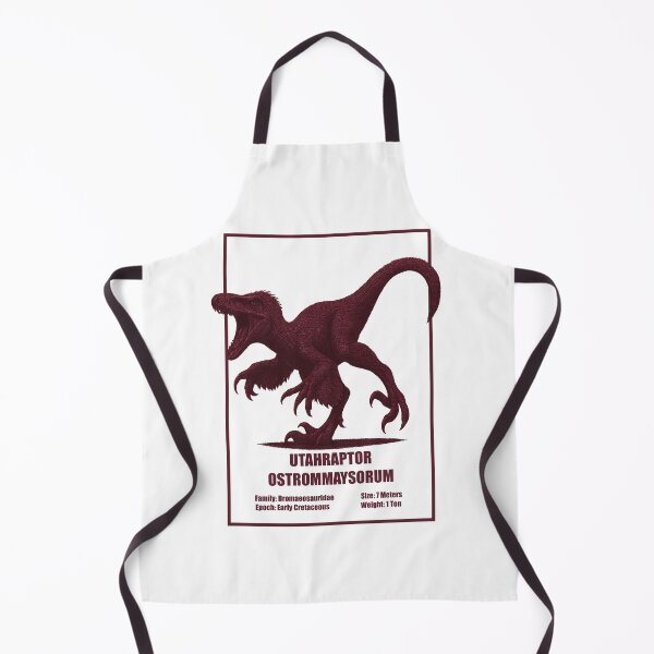 Item preview, Utahraptor Ostrommaysorum – Vintage Dinosaur Illustration designed and sold by SlatoMato.
