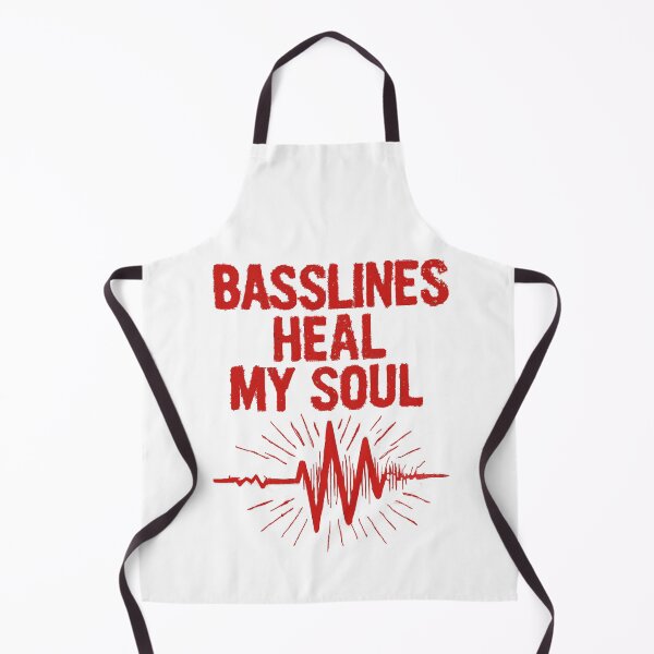 Artikelvorschau, Basslines Heal My Soul – Trance, EDM, Techno, Shirt entworfen und verkauft von Archaic-Designs.