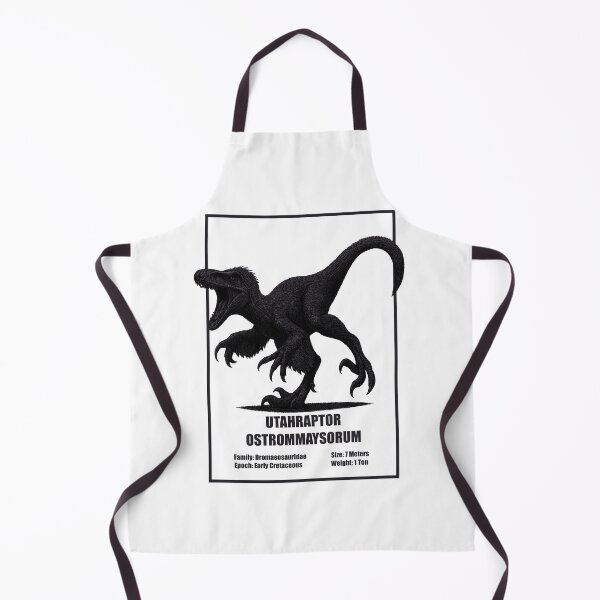 Item preview, Utahraptor Ostrommaysorum – Vintage Dinosaur Illustration designed and sold by SlatoMato.