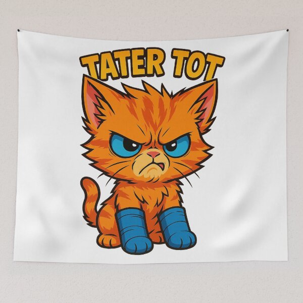 Item preview, Grump Mode: Tater Tot Unleashed designed and sold by Jaded's Cute Clips.