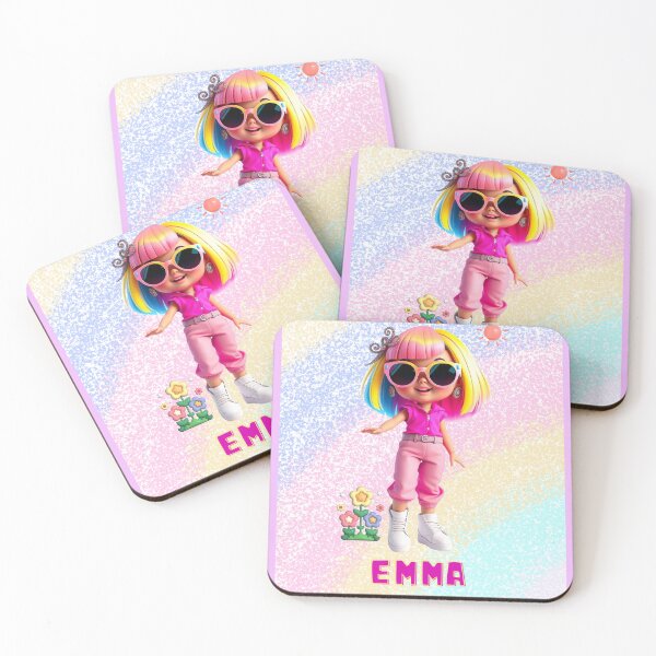 Item preview, Emma Doll Name Design – Cute Gift for Girls, School Supplies and Birthday Surprises designed and sold by daila70.