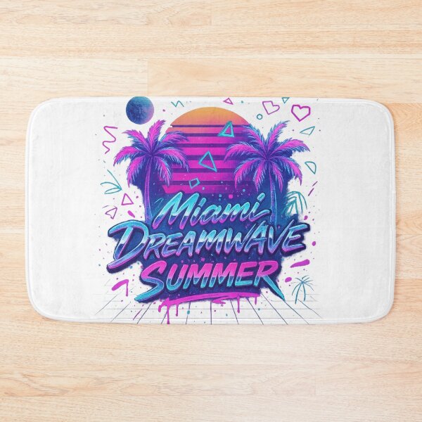 Item preview, Miami Dreamwave Summer – Neon Retro Beach Vibes T‑Shirt & Merch designed and sold by ShenGha-design.
