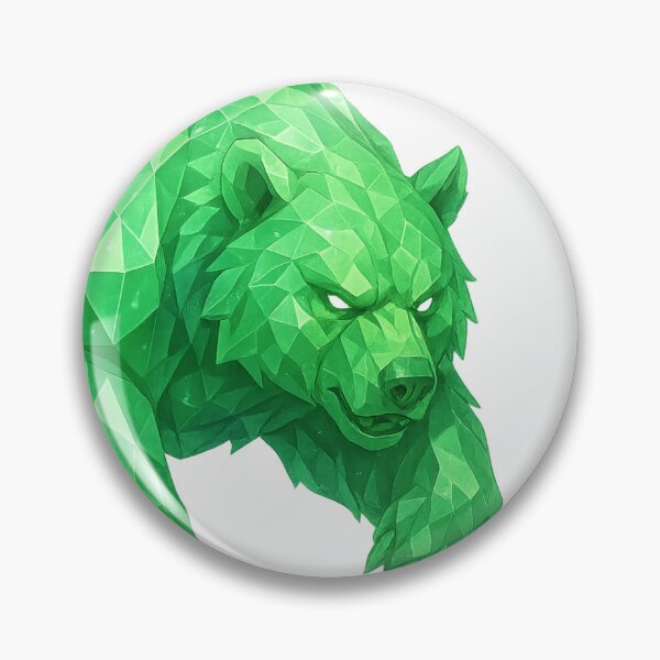 Item preview, Emerald Crystal Bear – Earth Elemental Beast designed and sold by ElementalBeast1.