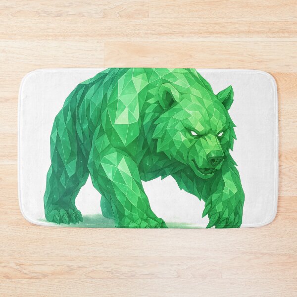 Item preview, Emerald Crystal Bear – Earth Elemental Beast designed and sold by ElementalBeast1.