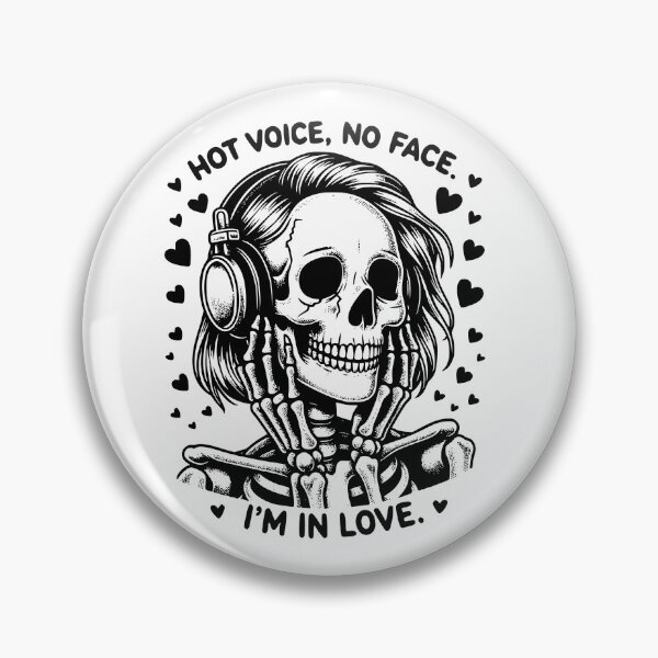 Item preview, Hot Voice. No Face. Insta-Obsessed. designed and sold by Bearbones81.
