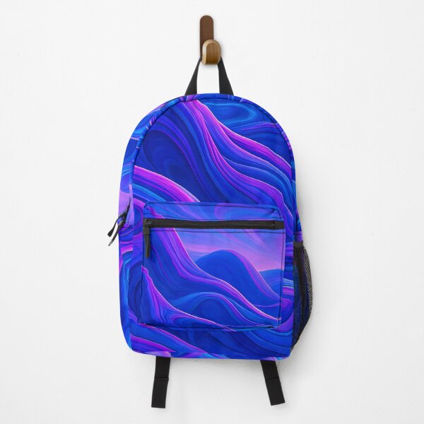 Item preview, Psychedelic Neon Swirl Landscape designed and sold by weirdfishes123.