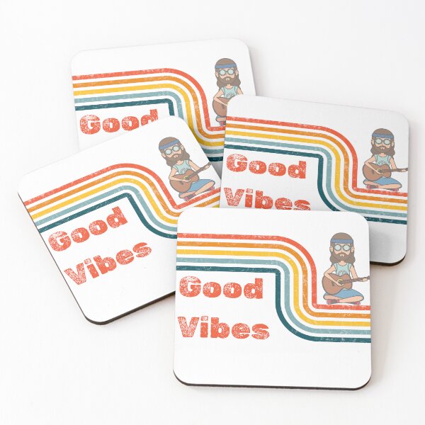 Item preview, Retro Good Vibes Hippie Design designed and sold by BlesstB.