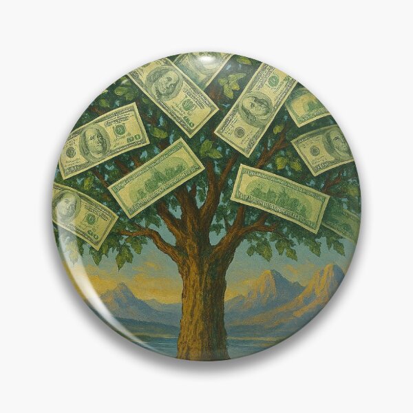 Item preview, ? The Money Tree: A Visual Reflection on Wealth and Nature ? designed and sold by thomashummelgen.