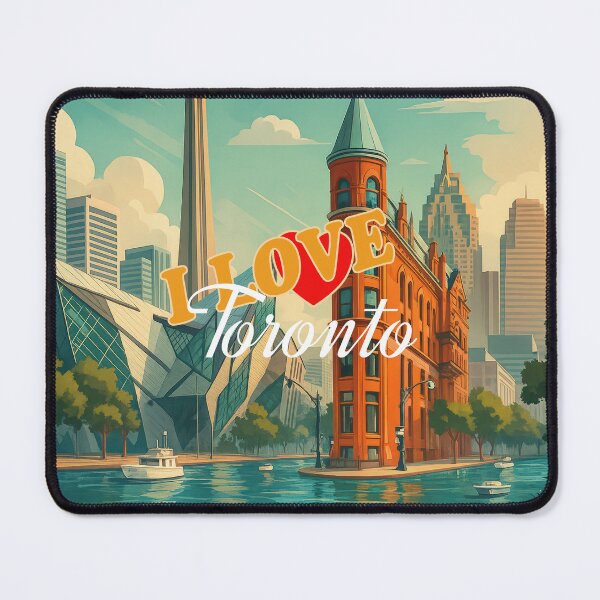 Item preview, Greetings from TORONTO CANADA - Modern Colorful City View designed and sold by Earth Celebration Designs.