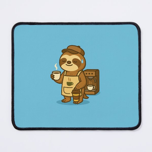 Item preview, Sloth Barista – Brewing at a Glacial Pace designed and sold by Your Buddy Anthony.