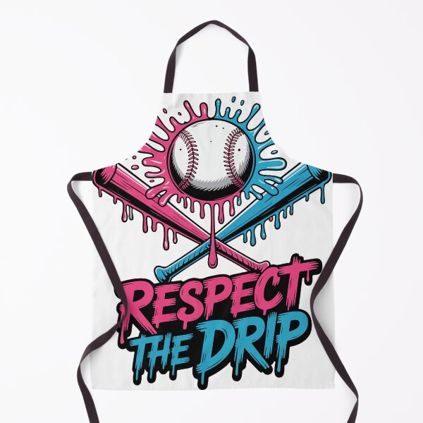 Item preview, Respect the Drip Baseball T-Shirt – Cool Streetwear Sports Design designed and sold by RadiantRevArt ⭐⭐⭐⭐⭐.