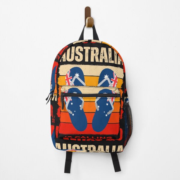 Item preview, Australia is calling Australian flip flops aussie souvenir designed and sold by erozzz.
