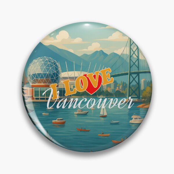 Item preview,  Greetings from VANCOUVER | CANADA - Modern Colorful City View designed and sold by Earth Celebration Designs.