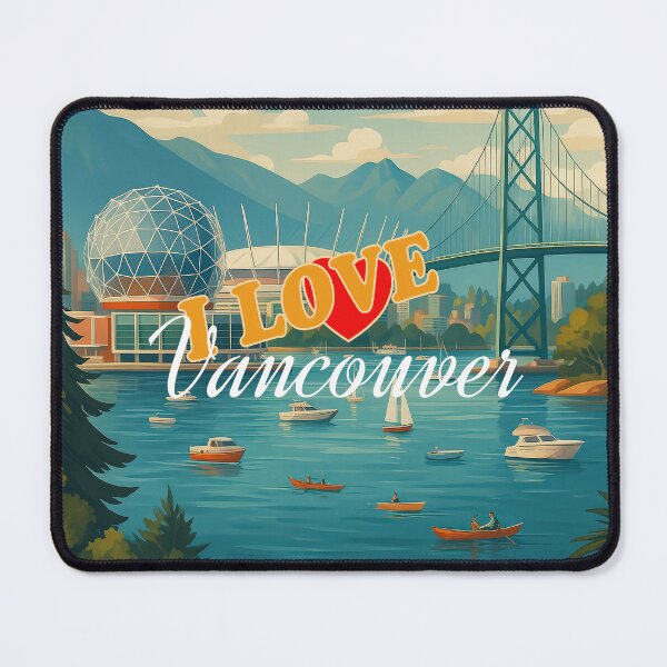 Item preview, Greetings from VANCOUVER | CANADA - Modern Colorful City View designed and sold by Earth Celebration Designs.