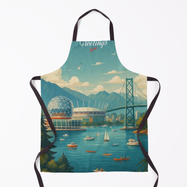 Item preview,  Greetings from VANCOUVER | CANADA - Modern Colorful City View designed and sold by Earth Celebration Designs.