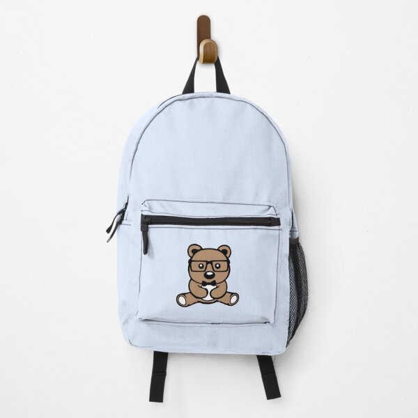 Item preview, Bear Nerd Teddy Geek Smart Intelligent Horn-Rimmed Glasses designed and sold by shirt-o-mat.