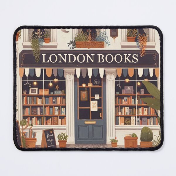 Item preview, London Bookstore Pattern – Vintage Book Lover  designed and sold by MAGICKEY2024.