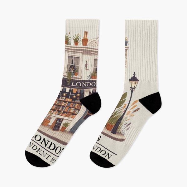 Item preview, London Bookstore Pattern – Vintage Book Lover  designed and sold by MAGICKEY2024.